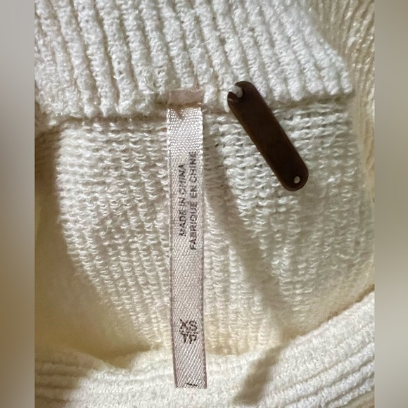 Free people Isla Ottoman Tunic, white, size xs - Picture 5 of 6